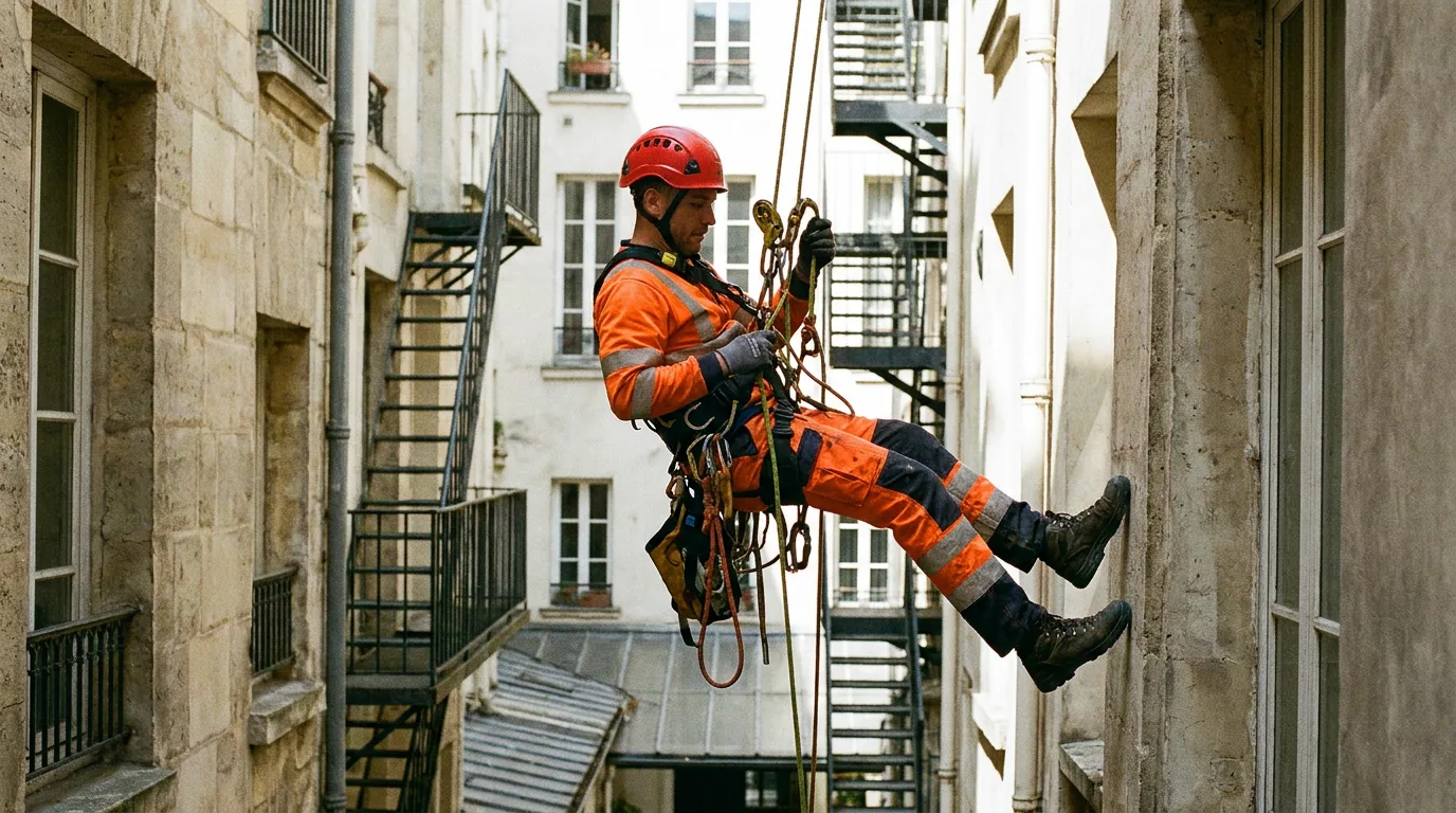 Quand préférer les cordes à l'échafaudage : 5 cas concrets