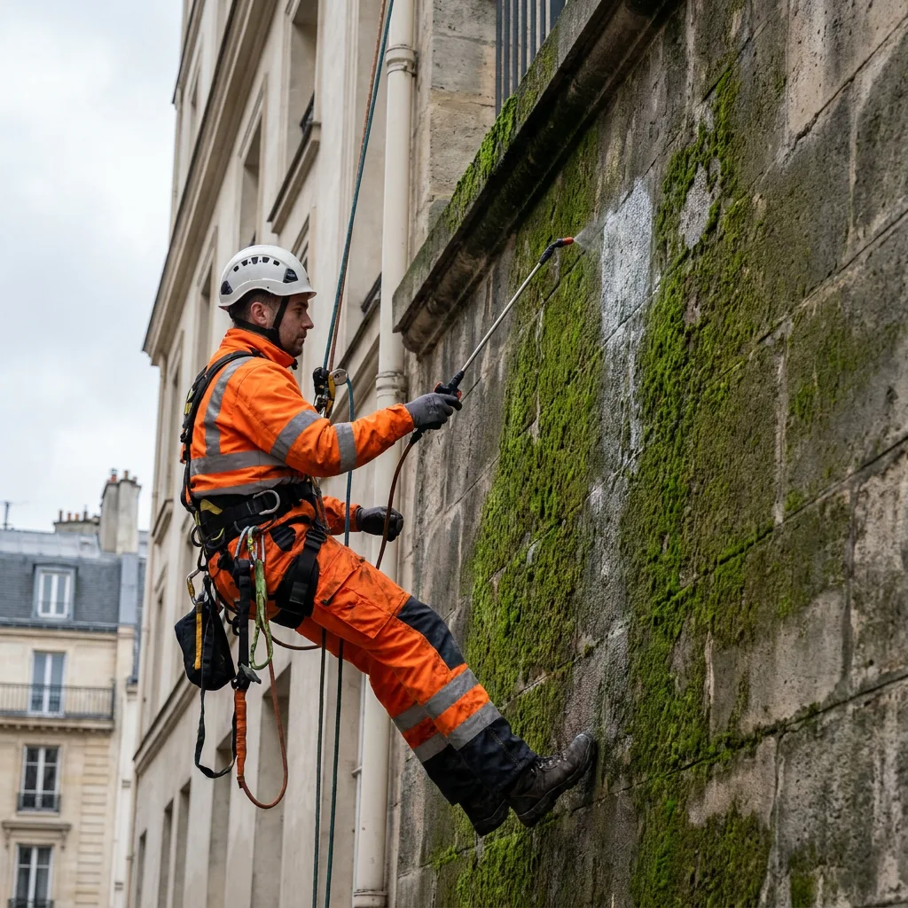 Dévégétalisation de façades — réalisation 4
