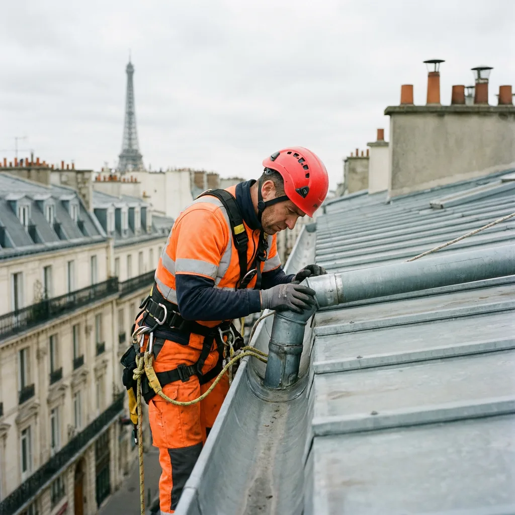 Nettoyage chéneaux & gouttières — réalisation 4