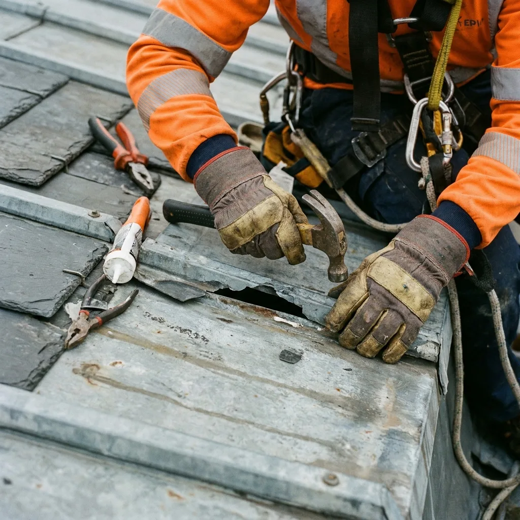 Travaux de couverture — réalisation 2